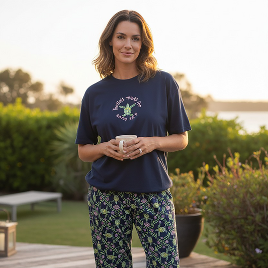 Turtley Ready Navy Sleep Set