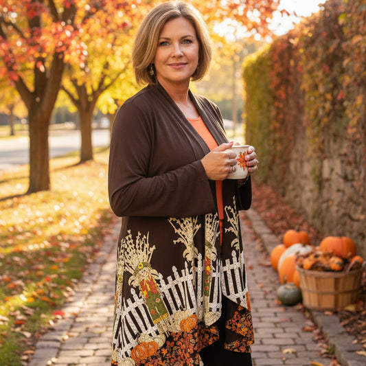 Scarecrow Fence Kimono