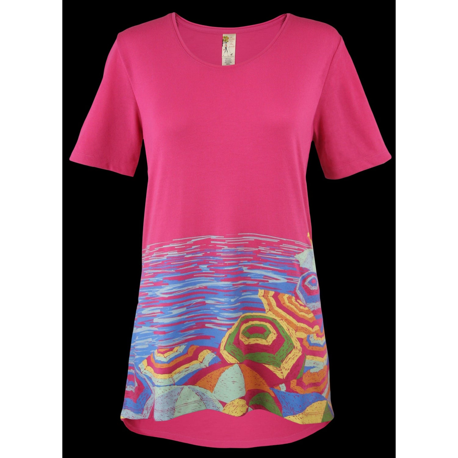 Sea of Umbrellas - Metallic Pink | A Walk In The Park