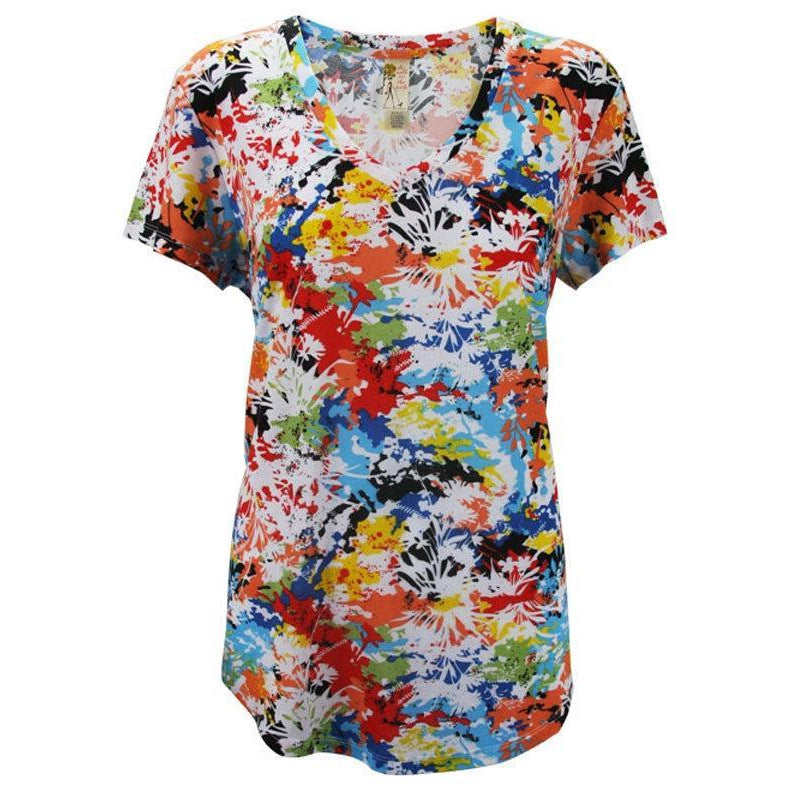 Wild Flower Mix Short Sleeve Top, by A Walk In The Park®