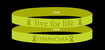 Lymphoma Lime - 'Live For Life' Bracelet