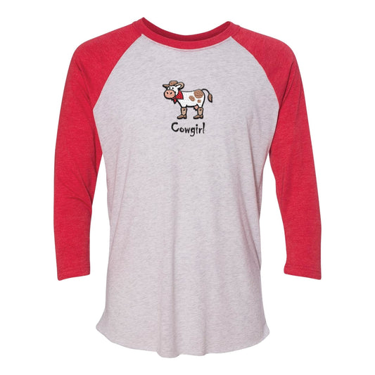 Cowgirl 3/4 Sleeve Raglan Shirt