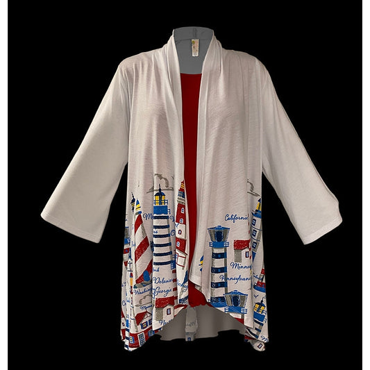 State Lighthouses White Kimono, by A Walk In The Park®