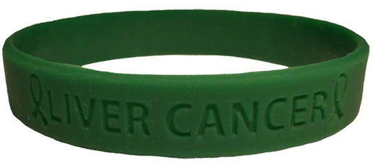 Liver Cancer Bracelet - Green 'Live For Life' Bracelet