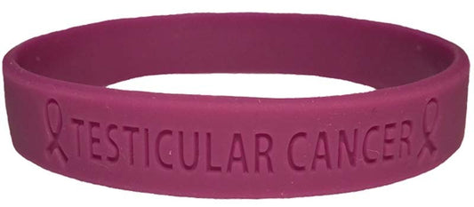 Testicular Cancer - Purple 'Live For Life'
 Bracelet