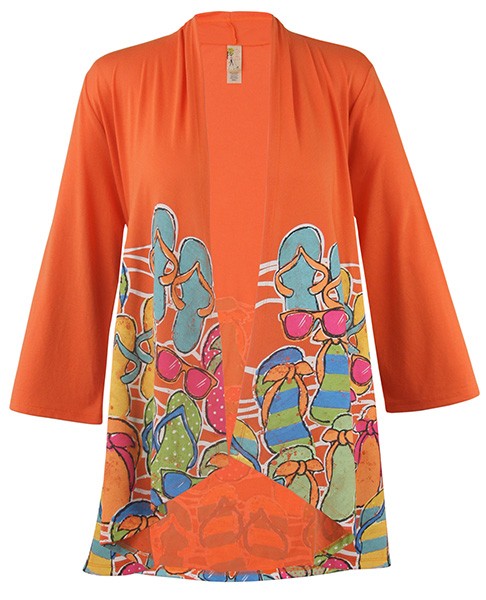 Flip Flop Frenzy Kimono