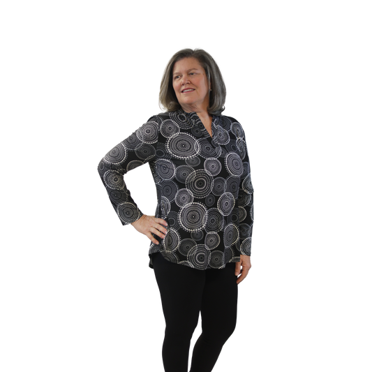 Round About Silky Tunic