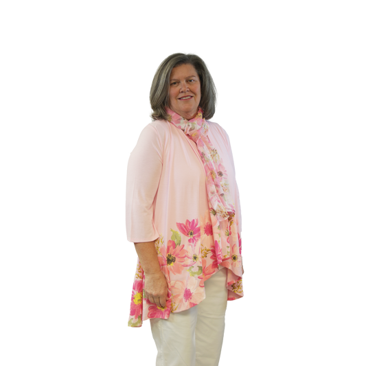 Pink Posies Kimono, by A Walk In The Park®