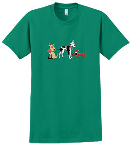 Holiday Dogs Tee